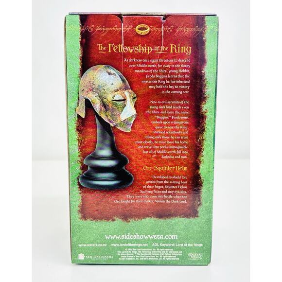 Sideshow Weta Orc Squinter 1:4 Helm Lord of the Rings Fellowship of the Ring New - Picture 6 of 8